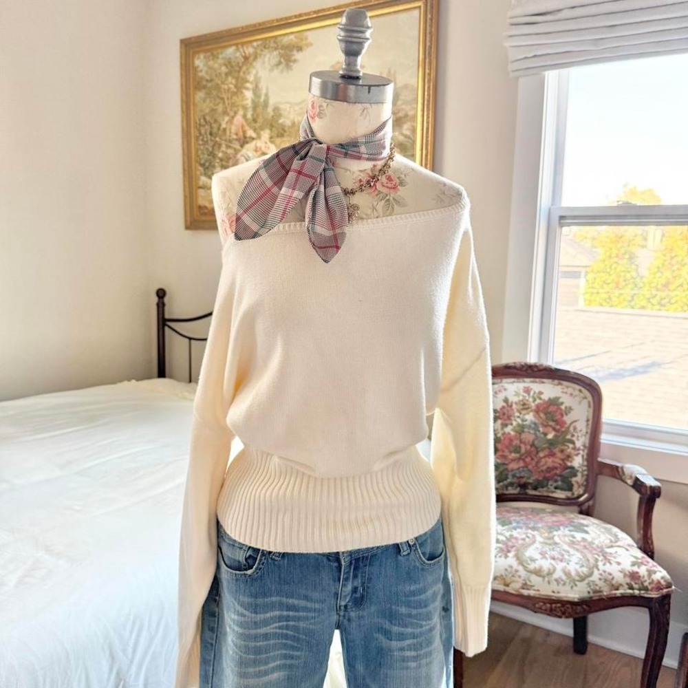 Vintage plaid scarf